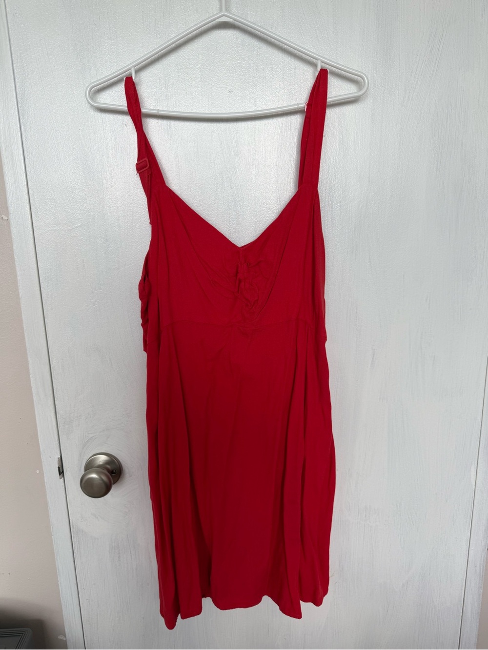 Old Navy Red Smocked Bodice Sundress
